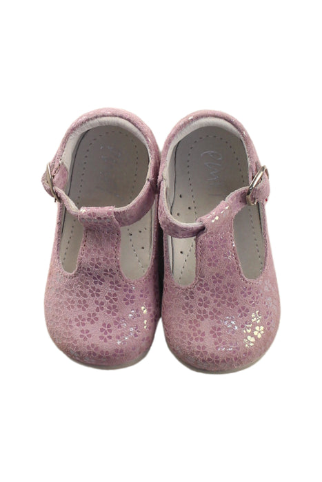 A Pink Flats from Emel in size 12-18M for girl. (Back View)