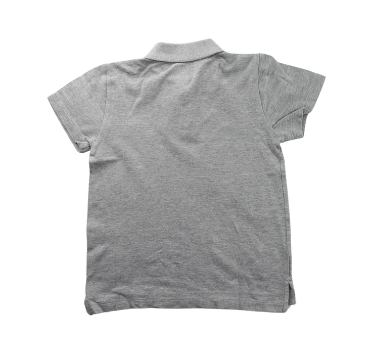 A Grey Short Sleeve Polos from Crewcuts in size 4T for boy. (Back View)