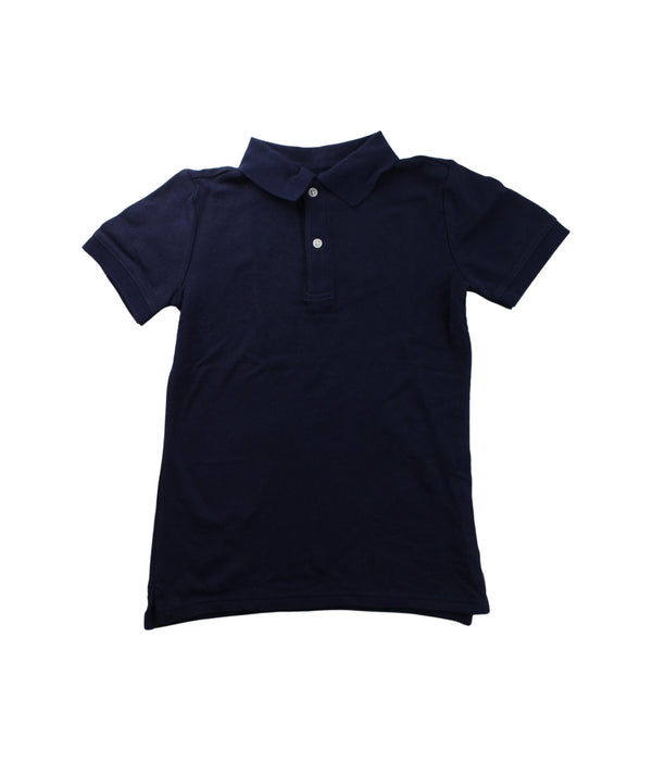 A Blue Short Sleeve Polos from Janie & Jack in size 7Y for boy. (Front View)