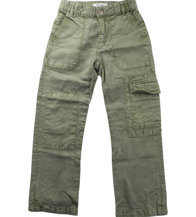 A Green Casual Pants from Bonpoint in size 4T for boy. (Front View)