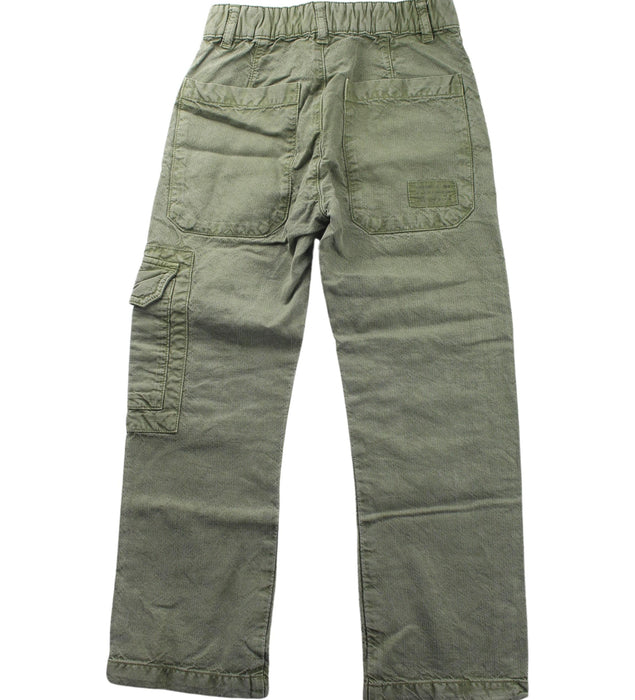 A Green Casual Pants from Bonpoint in size 4T for boy. (Back View)