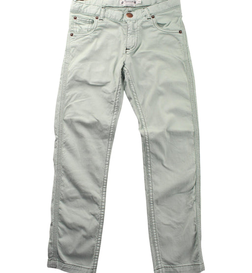 A Green Casual Pants from Bonpoint in size 6T for boy. (Front View)