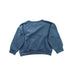 A Blue Crewneck Sweatshirts from Petit Bateau in size 6T for boy. (Back View)