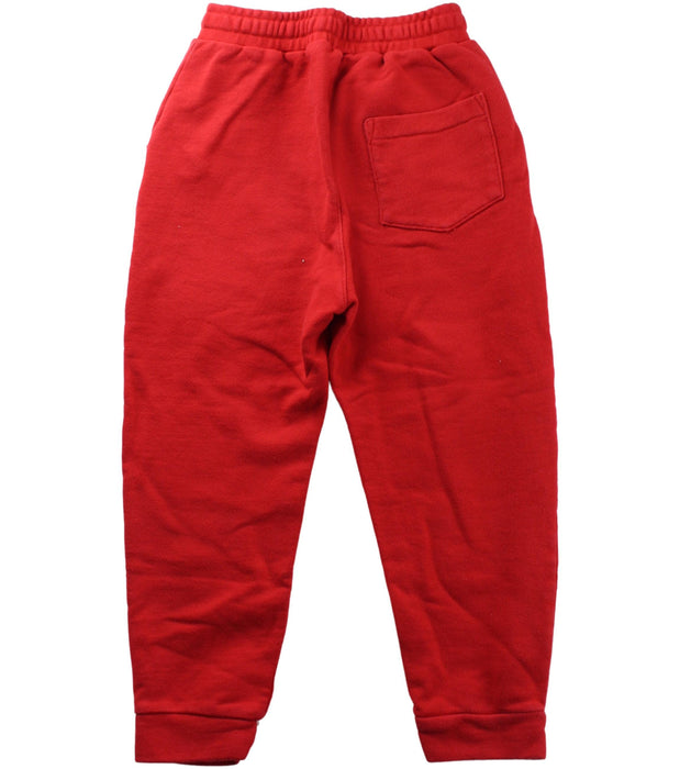 A Red Sweatpants from Petit Bateau in size 6T for girl. (Back View)