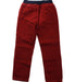 A Red Casual Pants from Petit Bateau in size 6T for girl. (Back View)