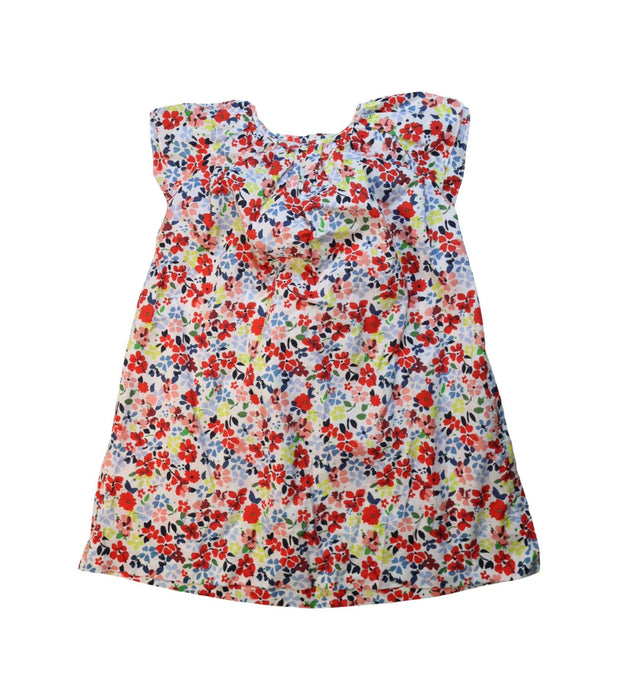 A Multicolour Short Sleeve Dresses from Bonpoint in size 12Y for girl. (Back View)