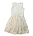 A Ivory Sleeveless Dresses from Petit Bateau in size 10Y for girl. (Back View)