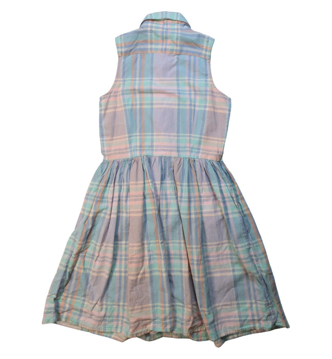 A Multicolour Sleeveless Dresses from Polo Ralph Lauren in size 10Y for girl. (Back View)