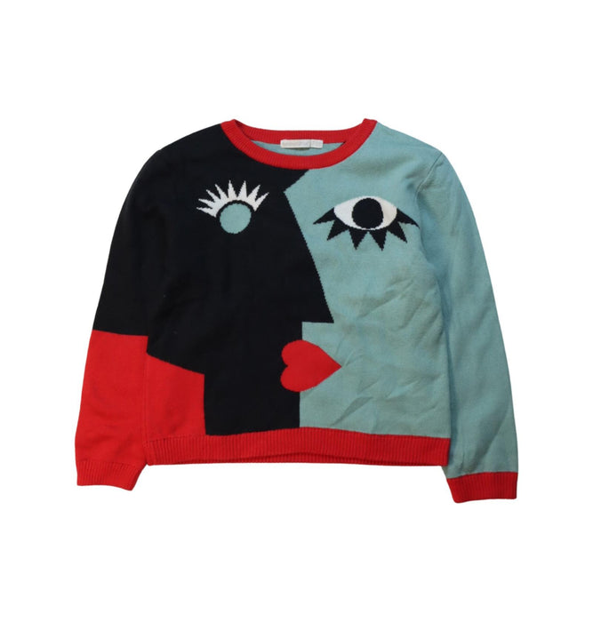 A Multicolour Knit Sweaters from RaspberryPlum in size 7Y for neutral. (Front View)