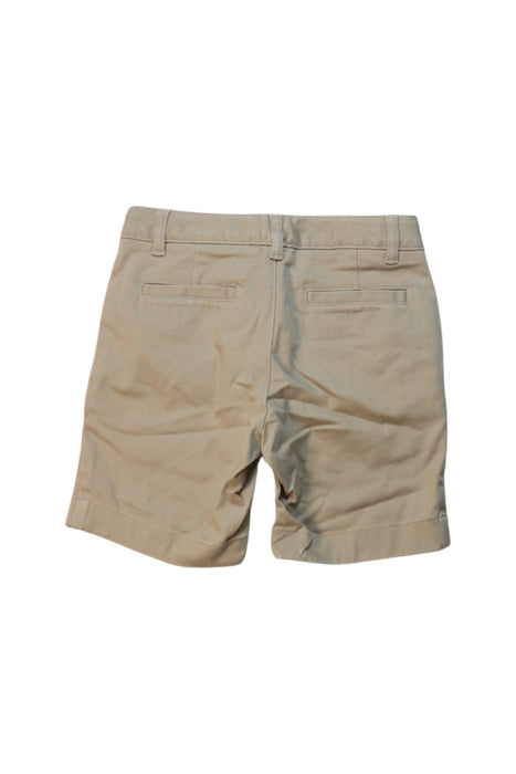 A Beige Shorts from Lands' End in size 7Y for boy. (Back View)