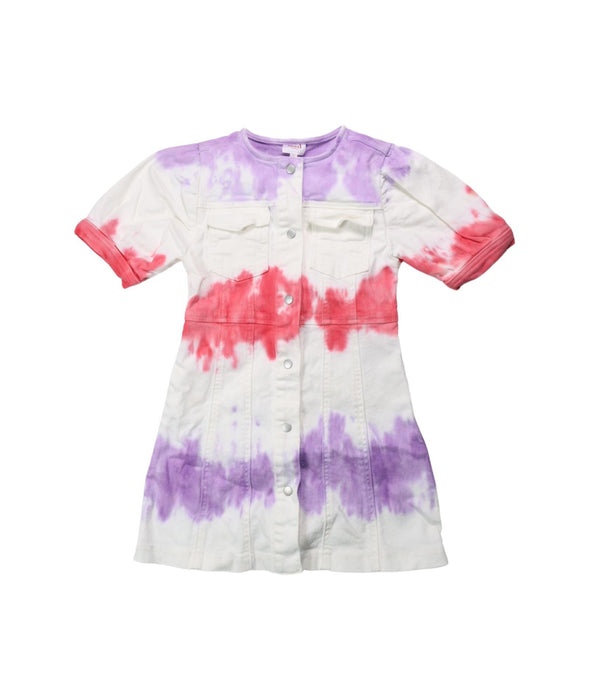A Multicolour Short Sleeve Dresses from Seed in size 6T for girl. (Front View)