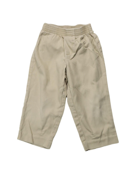 A Beige Casual Pants from Nautica in size 2T for boy. (Front View)