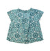 A Teal Short Sleeve Tops from Bonpoint in size 8Y for girl. (Back View)