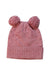 A Pink Winter Hats from Crewcuts in size O/S for girl. (Back View)