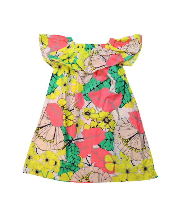 A Multicolour Short Sleeve Dresses from Crewcuts in size 5T for girl. (Back View)