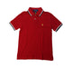 A Red Short Sleeve Polos from Polo Ralph Lauren in size 8Y for boy. (Front View)