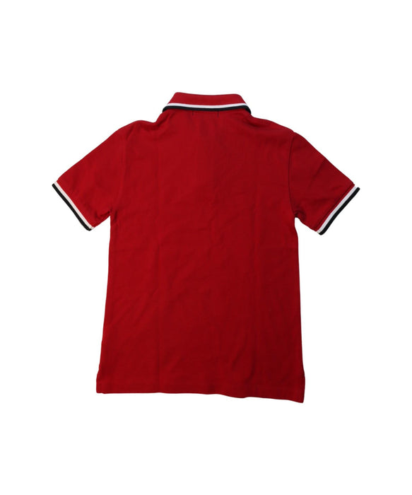 A Red Short Sleeve Polos from Polo Ralph Lauren in size 8Y for boy. (Back View)