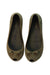 A Brown Flats from Melissa in size 7Y for girl. (Back View)