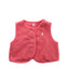 A Pink Outerwear Vests from Familiar in size 0-3M for girl. (Front View)