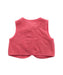 A Pink Outerwear Vests from Familiar in size 0-3M for girl. (Back View)