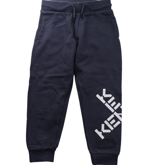 A Blue Sweatpants from Kenzo in size 8Y for boy. (Front View)