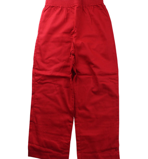 A Red Casual Pants from Nautica in size 6T for girl. (Front View)