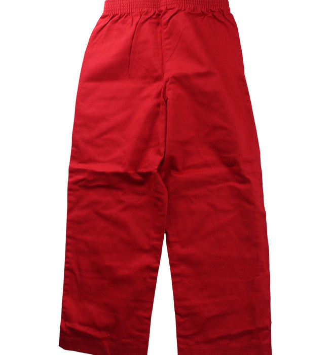 A Red Casual Pants from Nautica in size 6T for girl. (Back View)