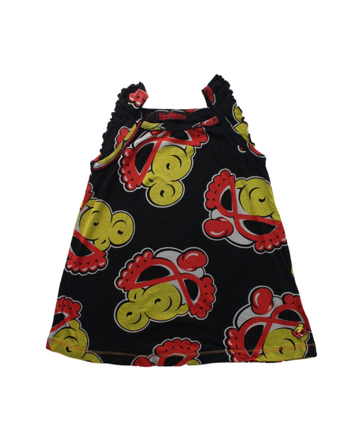 A Black Sleeveless Tops from Hysteric Mini in size 4T for girl. (Front View)
