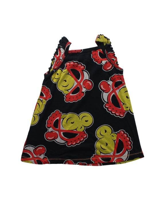 A Black Sleeveless Tops from Hysteric Mini in size 4T for girl. (Back View)