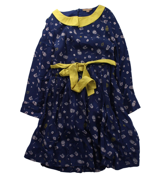 A Blue Long Sleeve Dresses from I Love Gorgeous in size 4T for girl. (Front View)