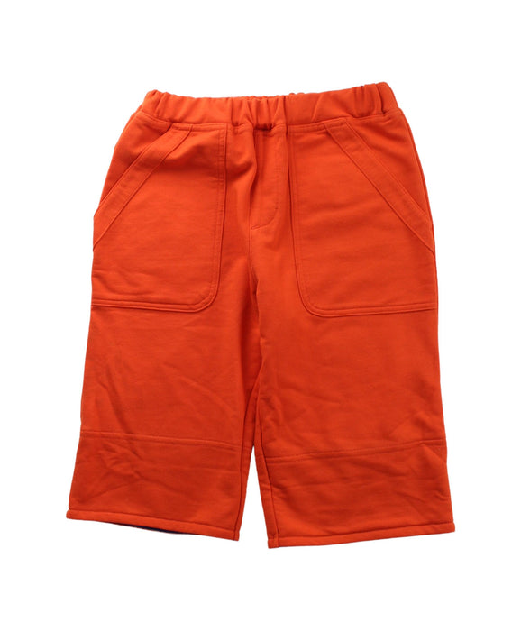 A Orange Shorts from Comme Ca Ism in size 7Y for girl. (Front View)