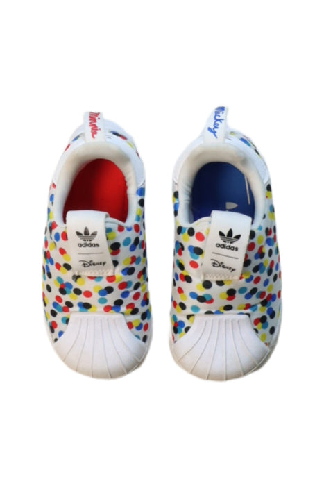 A Multicolour Slip Ons from Adidas in size 3T for neutral. (Back View)