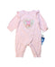 A Pink Long Sleeve Jumpsuits from Mides in size 3-6M for girl. (Front View)