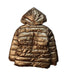A Gold Puffer/Quilted Jackets from La Compagnie des Petits in size 6T for boy. (Back View)