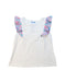 A White Sleeveless Tops from Jacadi in size 6T for girl. (Front View)