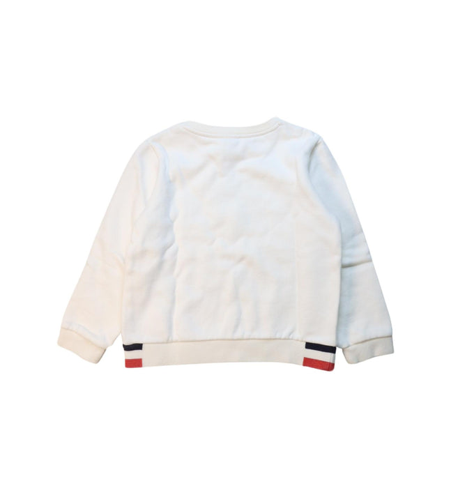 A White Crewneck Sweatshirts from Jacadi in size 8Y for boy. (Back View)