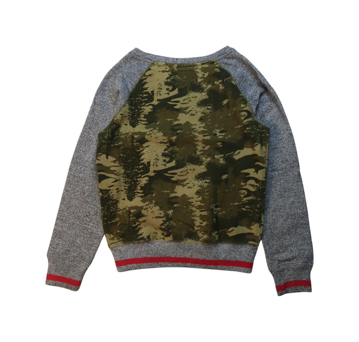 A Multicolour Crewneck Sweatshirts from Roots in size 7Y for boy. (Back View)