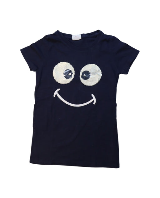 A Navy Short Sleeve T Shirts from Seed in size 7Y for boy. (Front View)