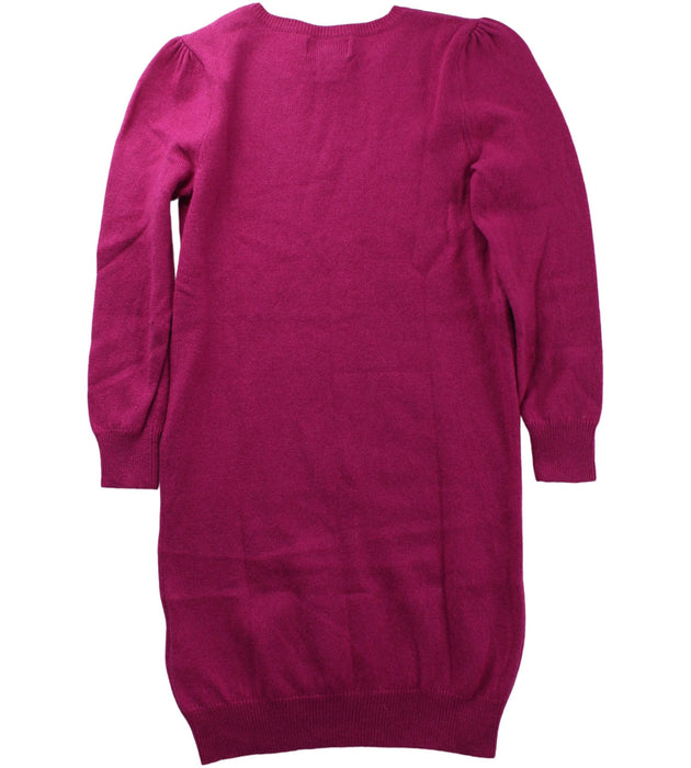 A Pink Sweater Dresses from Polo Ralph Lauren in size 5T for girl. (Back View)