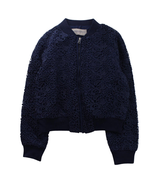 A Blue Lightweight Jackets from Ermanno Scervino in size 8Y for girl. (Front View)