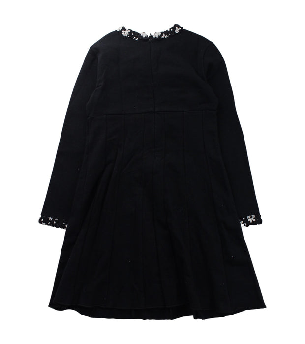 A Black Long Sleeve Dresses from Dolce & Gabbana in size 4T for girl. (Back View)