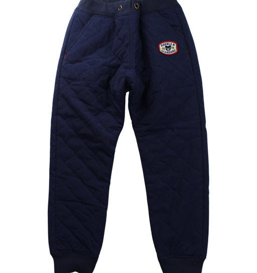 A Blue Sweatpants from Miki House in size 5T for boy. (Front View)