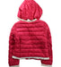 A Red Puffer/Quilted Jackets from Moncler in size 4T for girl. (Back View)