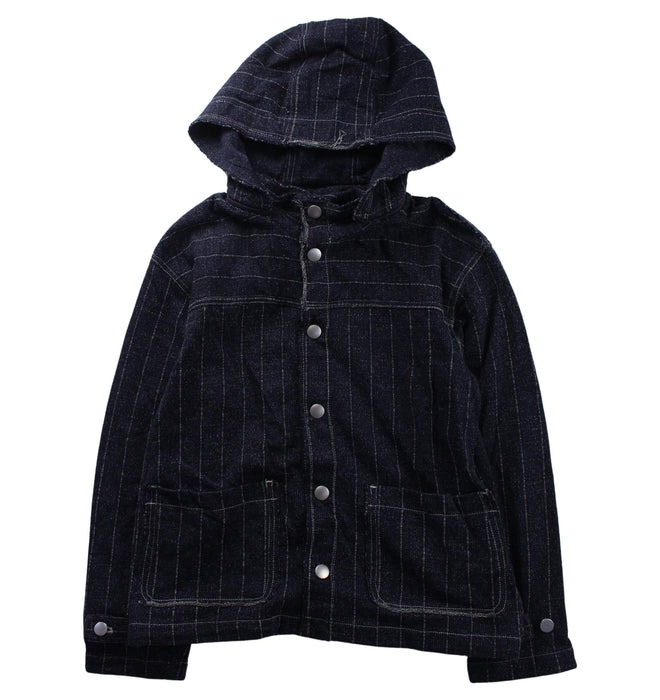 A Blue Lightweight Jackets from Comme Ca Ism in size 7Y for boy. (Front View)