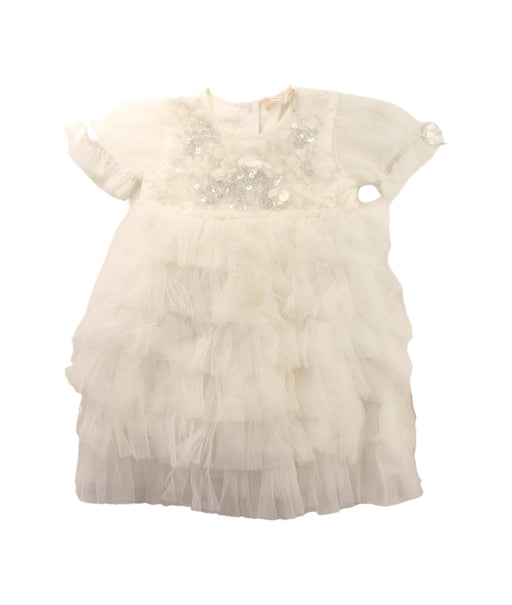 A White Short Sleeve Dresses from Tutu Du Monde in size 18-24M for girl. (Front View)