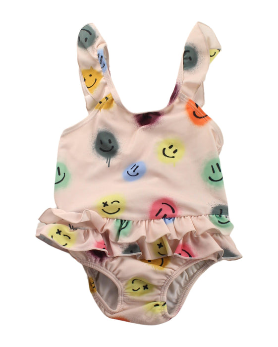 A Pink Swimsuits from Molo in size 18-24M for girl. (Front View)