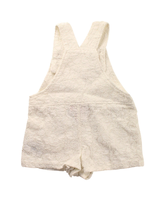 A White Overall Shorts from Juicy Couture in size 6-12M for girl. (Back View)