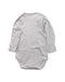 A Grey Long Sleeve Bodysuits from Petit Bateau in size 12-18M for boy. (Back View)