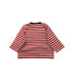 A Red Long Sleeve T Shirts from Petit Bateau in size 3-6M for boy. (Back View)