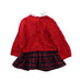 A Red Sweater Dresses from Happyland in size 6-12M for girl. (Back View)